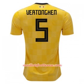 Maillot/Tenue Belgique Vertonghen 5 Exterieur Coupe du monde 2018